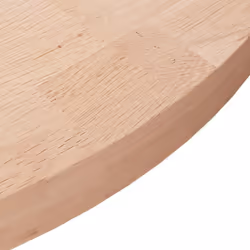 Piano Tavolo Rotondo Ø60x4 cm Massello di Rovere Non Trattatocod mxl 129214 - Vista aggiuntiva 3