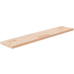 Ripiano 100x20x2,5 cm Legno Massello di Rovere Non Trattato Vidaxl 5088