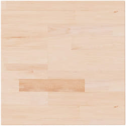 Piano Tavolo Quadrato 40x40x4 cm Massello Rovere Non Trattato vidaXL629577