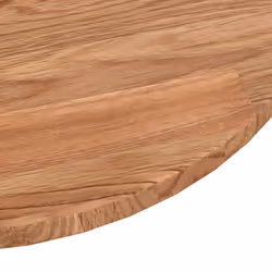 Piano Tavolo Rotondo Marrone Chiaro Ø50x1,5 cm Rovere Trattatocod mxl 97408 - Vista aggiuntiva 3