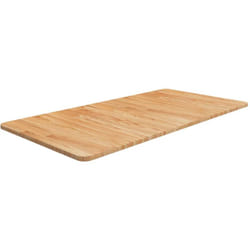 Vidaxl - Piano Bagno Marrone Chiaro 100x50x1,5cm Legno Massello Trattato 66715