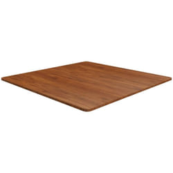 Piano Tavolo, Vassoi da tavola Rettangolare Quadrato Marrone Scuro 90x90x1, 5cm Rovere Trattato Vidaxl