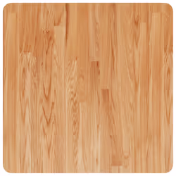 Piano Tavolo Quadrato Marrone Chiaro 60x60x2,5 Rovere Trattatocod mxl 129566 - Vista aggiuntiva 2