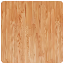 Piano Tavolo Quadrato Marrone Chiaro 70x70x4cm Rovere Trattatocod mxl 105403 - Vista aggiuntiva 2