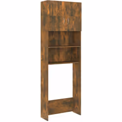 Questo mobile per lavatrice multiuso per il bagno è perfetto per farvi risparmiare spazio! Struttura robusta: Il legno multis ...