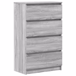vidaXL Credenza Grigio Sonoma 60x35x98,5 cm in Legno Multistrato - Vista aggiuntiva 2