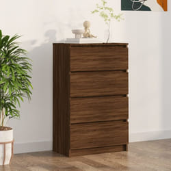 Credenza Rovere Marrone 60x35x98,5 cm in Legno Multistrato Vidaxl 46950