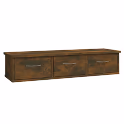 vidaXL Mobile a Parete Rovere Fumo 88x26x18,5 cm in Legno Multistrato - Vista aggiuntiva 2