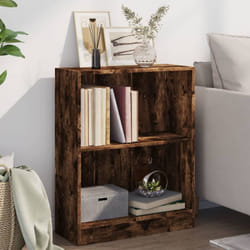 Libreria, Scaffale Rovere Fumo 60x24x74, 5 cm in Legno Multistrato vidaXL