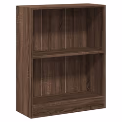 vidaXL Libreria Rovere Marrone 60x24x76 cm in Legno Multistrato - Vista aggiuntiva 2