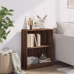 vidaXL Libreria Rovere Marrone 60x24x76 cm in Legno Multistrato - Vista aggiuntiva 3