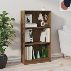Libreria, Scaffale Rovere Marrone 60x24x109 cm in Legno Ingegnerizzato Vidaxl
