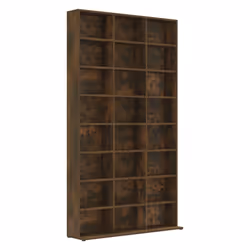 vidaXL Mobile Porta CD Rovere Fumo 102x23x177,5 cm Legno Multistrato - Vista aggiuntiva 2