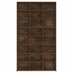 vidaXL Mobile Porta CD Rovere Fumo 102x23x177,5 cm Legno Multistrato - Vista aggiuntiva 3