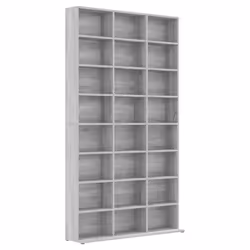 vidaXL Mobile Porta CD Grigio Sonoma 102x23x177,5 cm Legno Multistrato - Vista aggiuntiva 2