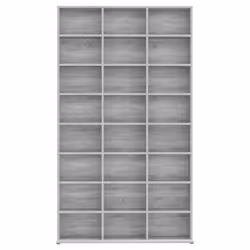 vidaXL Mobile Porta CD Grigio Sonoma 102x23x177,5 cm Legno Multistrato - Vista aggiuntiva 3