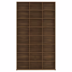 vidaXL Mobile Porta CD Rovere Marrone 102x23x177,5cm Legno Multistrato - Vista aggiuntiva 3
