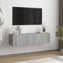 Vidaxl - Mobile tv a Parete, Armadietto a Parete per tv 120x30x30cm Grigio Sonoma Legno Ingegnerizzato