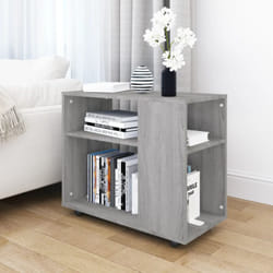 Vidaxl - Tavolino da Salotto, Tavolino da caffè Grigio Sonoma 70x35x55 cm Legno Multistrato