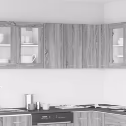 Questo mobile pensile, con il suo design semplice, ottimizza lo spazio della vostra cucina e offre un ampio spazio di conserv ...