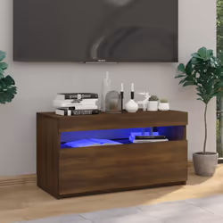 Caratterizzato da un design pratico ed elegante, questo mobile porta TV con luci a LED diventerà il punto forte di qualsiasi ...
