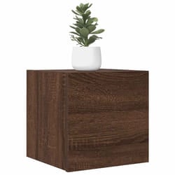 vidaXL Armadietti TV Montati a Parete 2pz Rovere Marrone 30,5x30x30 cm