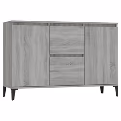 vidaXL Credenza Grigio Sonoma 102x35x70 cm in Legno Multistrato - Vista aggiuntiva 2