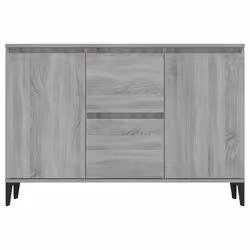 vidaXL Credenza Grigio Sonoma 102x35x70 cm in Legno Multistrato - Vista aggiuntiva 3