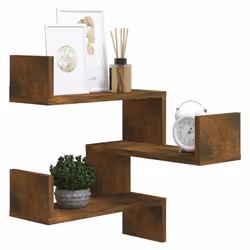 VidaXL 815204 scaffale Legno Quercia, Marrone - Vista aggiuntiva 6