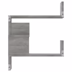 VidaXL 815206 scaffale Legno Grigio - Vista aggiuntiva 4