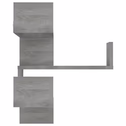 VidaXL 815207 scaffale Legno Grigio - Vista aggiuntiva 4