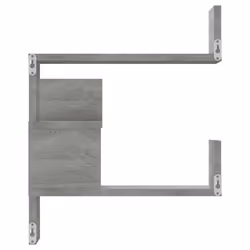 VidaXL 815207 scaffale Legno Grigio - Vista aggiuntiva 5