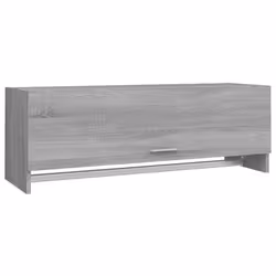 vidaXL Armadio Grigio Sonoma 100x32,5x35 cm in Legno Ingegnerizzato - Vista aggiuntiva 2