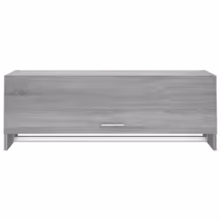 vidaXL Armadio Grigio Sonoma 100x32,5x35 cm in Legno Ingegnerizzato - Vista aggiuntiva 3