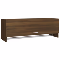 vidaXL Armadio Rovere Marrone 100x32,5x35 cm in Legno Ingegnerizzato - Vista aggiuntiva 2