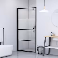 Aggiungere un tocco di estetica industriale al vostro bagno con questa parete doccia moderna! Materiale pregiato: Questa chiu ...