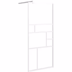 Date un nuovo aspetto estetico al vostro bagno con questa moderna parete per doccia walk in con vetro trasparente! Materiale  ...