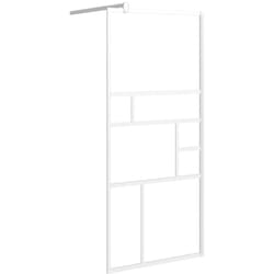 Vidaxl - Parete per Doccia Walk in 90x195 cm in Vetro esg Bianco 161486