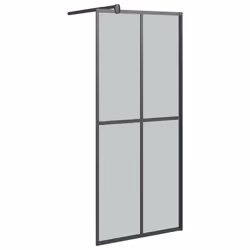 vidaXL Cabina Doccia 80x195 cm con Vetro Temperato Scuro - Vista aggiuntiva 2