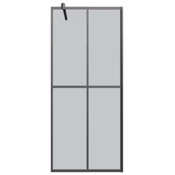 vidaXL Cabina Doccia 80x195 cm con Vetro Temperato Scuro - Vista aggiuntiva 3