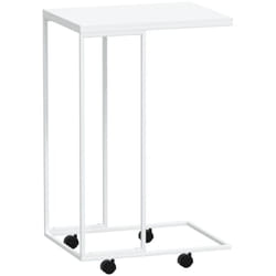 Vidaxl - Tavolino con Ruote Bianco 40x30x63,5cm in Legno Multistrato