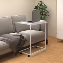 Il tavolino a forma di C, caratterizzato da un design decorativo e senza tempo, è un'aggiunta pratica ed elegante al vostro s ...