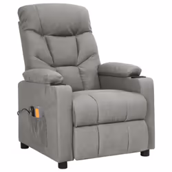 VidaXL 3098827 sedia massaggiante elettrica Grigio
