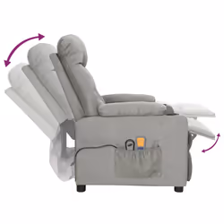 VidaXL 3098827 sedia massaggiante elettrica Grigio - Vista aggiuntiva 7