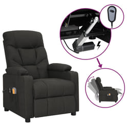 VidaXL 3098829 sedia massaggiante elettrica Nero