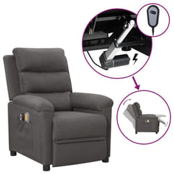 VidaXL 3098976 sedia massaggiante elettrica Grigio