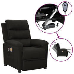 VidaXL 3098977 sedia massaggiante elettrica Nero