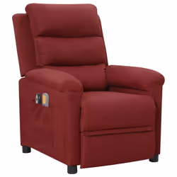 VidaXL 3098978 sedia massaggiante elettrica Rosso - Vista aggiuntiva 2
