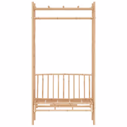 vidaXL Panca da Giardino con Pergola 116 cm in Bambù - Vista aggiuntiva 3