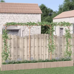 Questa pergola in bambù, dalla struttura stabile, è destinata a catturare l'attenzione nel vostro giardino, patio o terrazzo. ...
